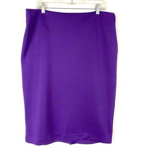 New York & Company Purple Pencil Skirt